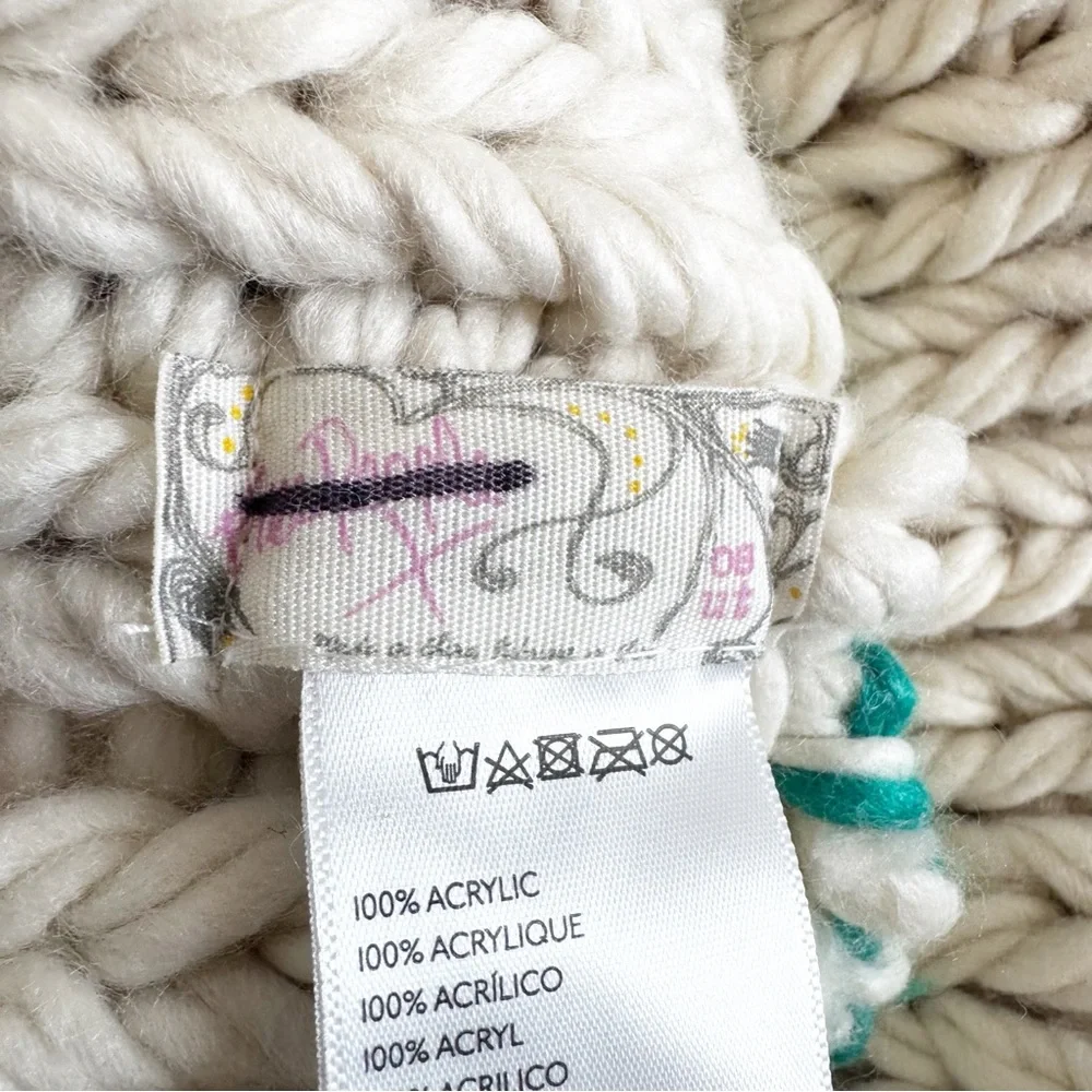 Free People Tide Stripe Knit Pom Beanie